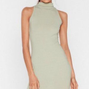 Money Moves Ribbed Midi Dress
